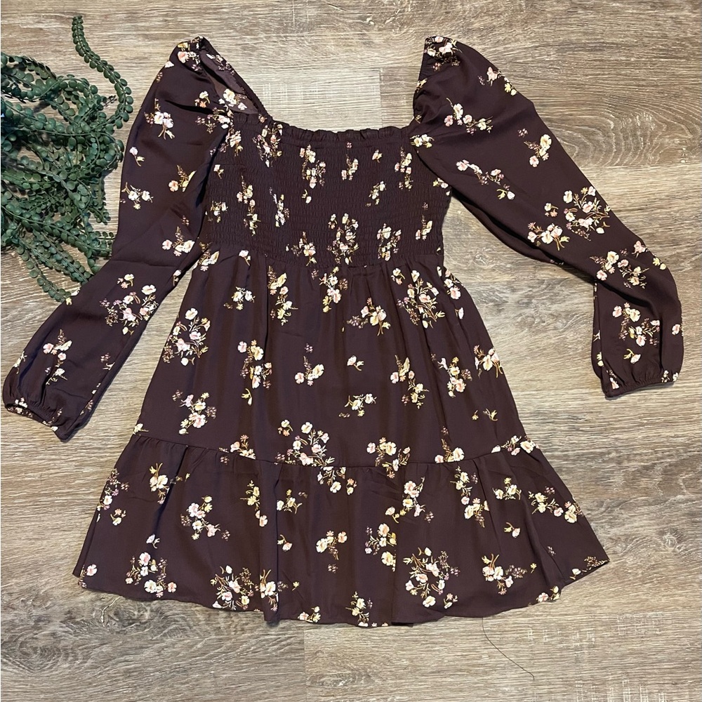Floral Smocked Dress